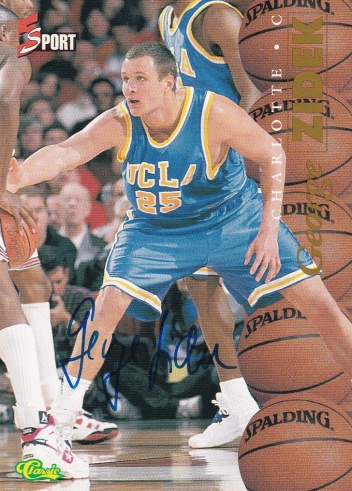 Jiri Zidek UCLA Bruins AUTOGRAPH 1995 Classic 5 Sport NonNumbered Autographs #GEZI 