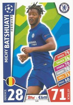 Michy Batshuayi Chelsea 2017/18 Topps Match Attax CL #124