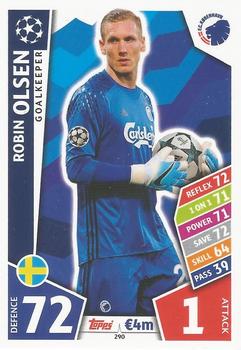 Robin Olsen FC Kobenhavn 2017/18 Topps Match Attax CL #290