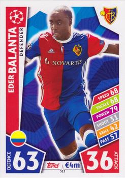 Eder Balanta FC Basel 2017/18 Topps Match Attax CL #313