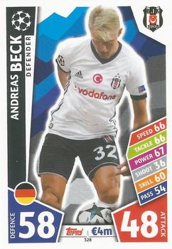 Andreas Beck Besiktas JK 2017/18 Topps Match Attax CL #328