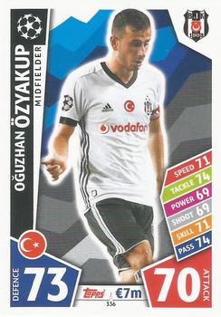 Oguzhan Ozyakup Besiktas JK 2017/18 Topps Match Attax CL #336