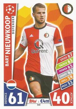 Bart Nieuwkoop Feyenoord 2017/18 Topps Match Attax CL #350