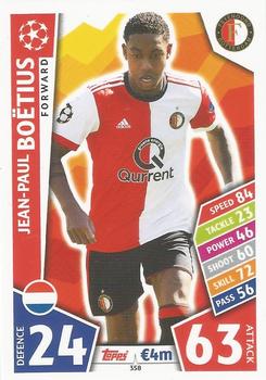 Jean-Paul Boetius Feyenoord 2017/18 Topps Match Attax CL #358