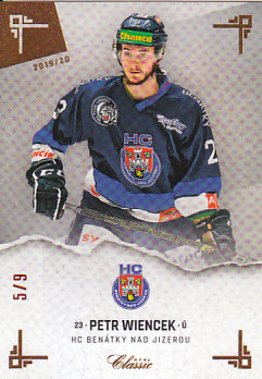 Petr Wiencek Benatky OFS Chance liga 2019/20 Leather /9 #254
