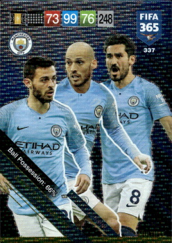 Bernardo Silva / David Silva / Ilkay Gundogan Manchester City 2019 FIFA 365 Midfield Engine #337