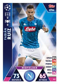 Fabian Ruiz SSC Napoli 2018/19 Topps Match Attax CL #225