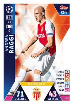 Andrea Raggi AS Monaco 2018/19 Topps Match Attax CL #292