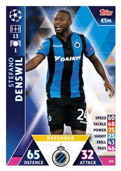 Stefano Denswil Club Brugge 2018/19 Topps Match Attax CL #328