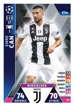 Emre Can Juventus FC 2018/19 Topps Match Attax CL #390