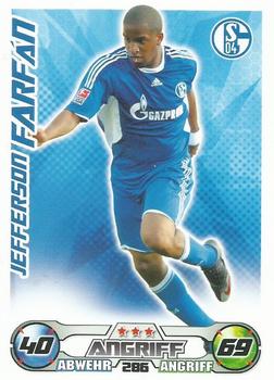 Jefferson Farfan Schalke 04 2009/10 Topps MA Bundesliga #286