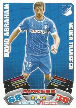 David Abraham TSG 1899 Hoffenheim 2012/13 Topps MA Bundesliga Extra #408