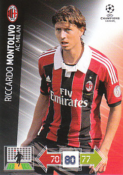 Riccardo Montolivo A.C. Milan 2012/13 Panini Adrenalyn XL CL #159