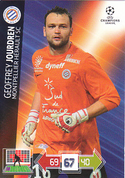 Geoffrey Jourdren Montpellier HSC 2012/13 Panini Adrenalyn XL CL #163