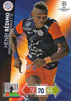 Henri Bedimo Montpellier HSC 2012/13 Panini Adrenalyn XL CL #164