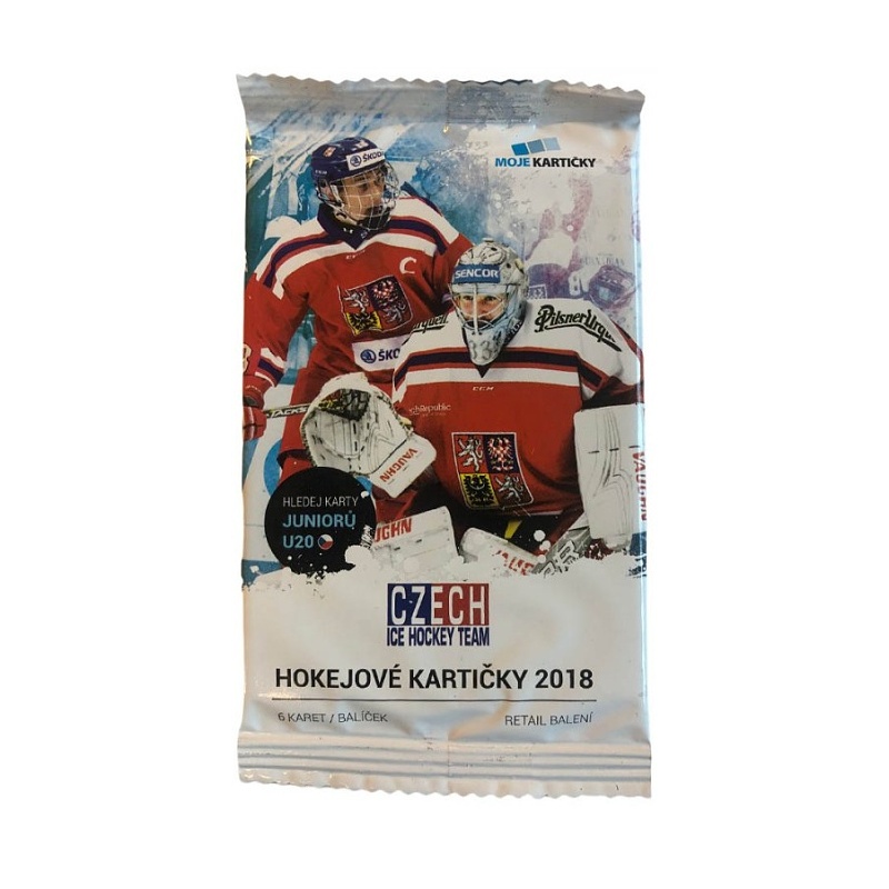 Moje Kartičky Národní Tým 2017/18 MK Reprezentace Retail balíček Hokejové karty