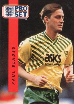 Paul Blades Norwich City 1990/91 Pro Set #158