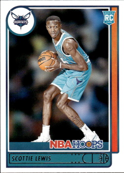 Scottie Lewis Charlotte Hornets 2021/22 Panini Hoops NBA Base Rookies #209