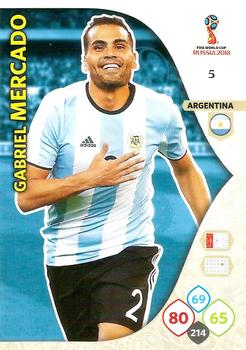 Gabriel Mercado Argentina Panini 2018 World Cup #5