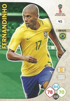 Fernandinho Brazil Panini 2018 World Cup #45