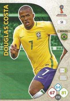 Douglas Costa Brazil Panini 2018 World Cup #51