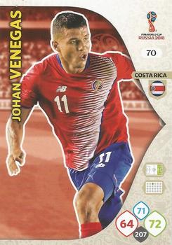 Johan Venegas Costa Rica Panini 2018 World Cup #70