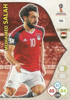 Mohamed Salah Egypt Panini 2018 World Cup #98