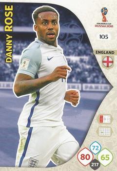 Danny Rose England Panini 2018 World Cup #105