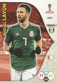 Miguel Layun Mexico Panini 2018 World Cup #229