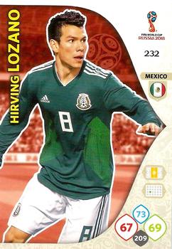 Hirving Lozano Mexico Panini 2018 World Cup #232