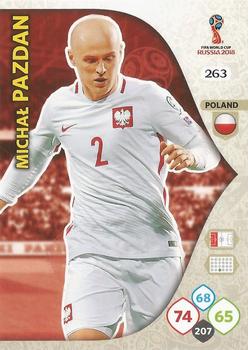 Michal Pazdan Poland Panini 2018 World Cup #263