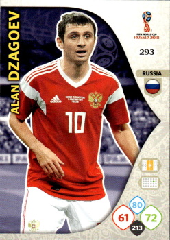 Alan Dzagoev Russia Panini 2018 World Cup #293