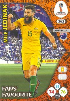 Mile Jedinak Australia Panini 2018 World Cup Fans' Favourite #362