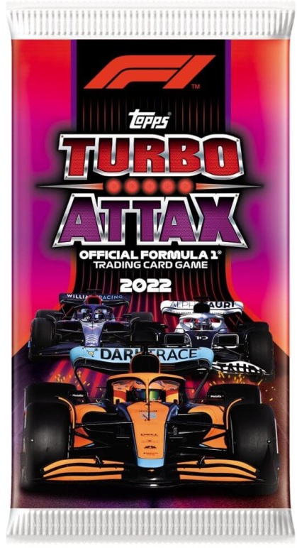 2022 Topps F1 Turbo Attax balicek karty Formule 1