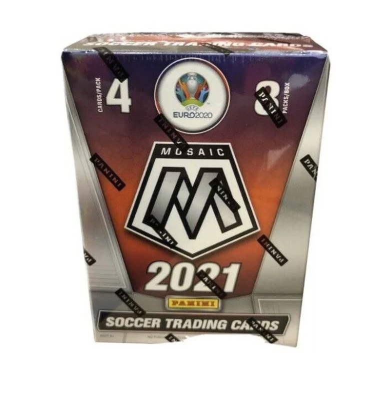 Panini Mosaic UEFA Euro 2020 2020/21 8-Pack Blaster Box Fotbalové karty