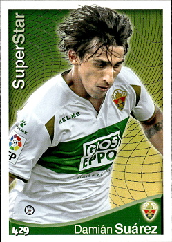 Damian Suarez Elche Mundicromo Las Fichas Quiz de La Liga 2014/15 Superstar #429