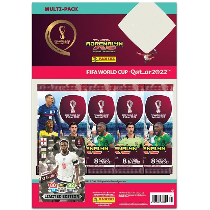 Panini Adrenalyn XL FIFA World Cup 2022 Qatar Multipack Fotbalové karty