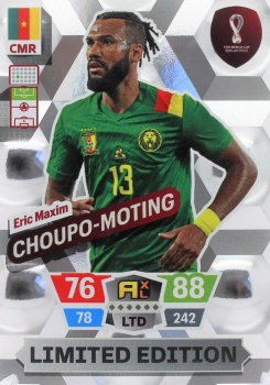 Eric Maxim Choupo-Moting Cameroon Panini Adrenalyn XL World Cup 2022 Limited Edition #LE-ECM