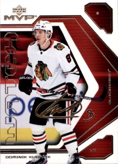 Dominik Kubalik Chicago Blackhawks Upper Deck MVP 2021/22 20th Anniversary #197
