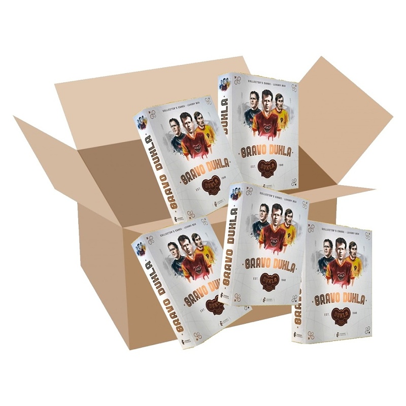Legendary Cards Bravo Dukla 2022 Luxury Case (5 boxů) + bonus Fotbalové karty