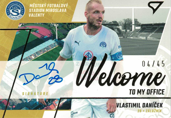 Vlastimil Danicek Slovacko SportZoo FORTUNA:LIGA 2022/23 1. serie Welcome to my Office Auto /45 #WOS-VD