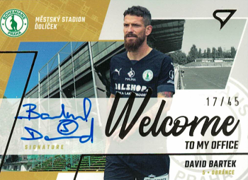 David Bartek Bohemians Praha SportZoo FORTUNA:LIGA 2022/23 1. serie Welcome to my Office Auto /45 #WOS-DB