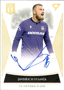 Jindrich Stanek Viktoria Plzen SportZoo FORTUNA:LIGA 2022/23 1. serie Elite Team Auto /25 #ET-01