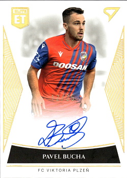 Pavel Bucha Viktoria Plzen SportZoo FORTUNA:LIGA 2022/23 1. serie Elite Team Auto /25 #ET-03