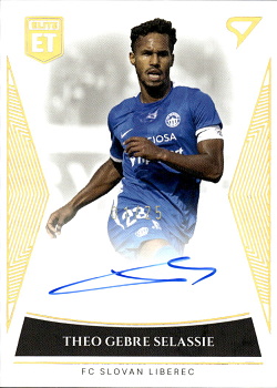 Theo Gebre Selassie Liberec SportZoo FORTUNA:LIGA 2022/23 1. serie Elite Team Auto /25 #ET-21