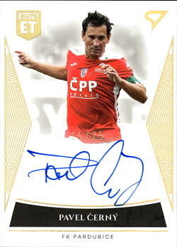 Pavel Cerny Pardubice SportZoo FORTUNA:LIGA 2022/23 1. serie Elite Team Auto /25 #ET-26