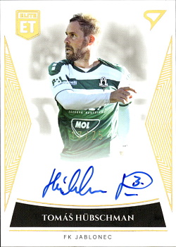 Tomas Hubschman Jablonec SportZoo FORTUNA:LIGA 2022/23 1. serie Elite Team Auto /25 #ET-29