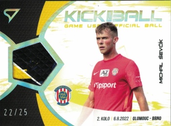 Michal Sevcik Brno SportZoo FORTUNA:LIGA 2022/23 1. serie Kick the Ball /25 #KB-MS