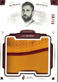 Jan Holenda Dukla Praha Bravo Dukla Legendary Cards Authentic Artifacts /80 #AA-HOJ