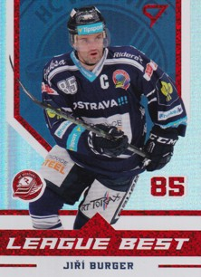 Jiri Burger Vitkovice Tipsport ELH 2022/23 SportZoo 1. serie League Best /99 #LB-10